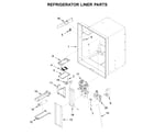 Whirlpool WRX735SDHZ01 refrigerator liner parts diagram