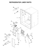 Refrigerator liner parts