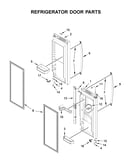 Refrigerator door parts