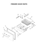 Freezer door parts