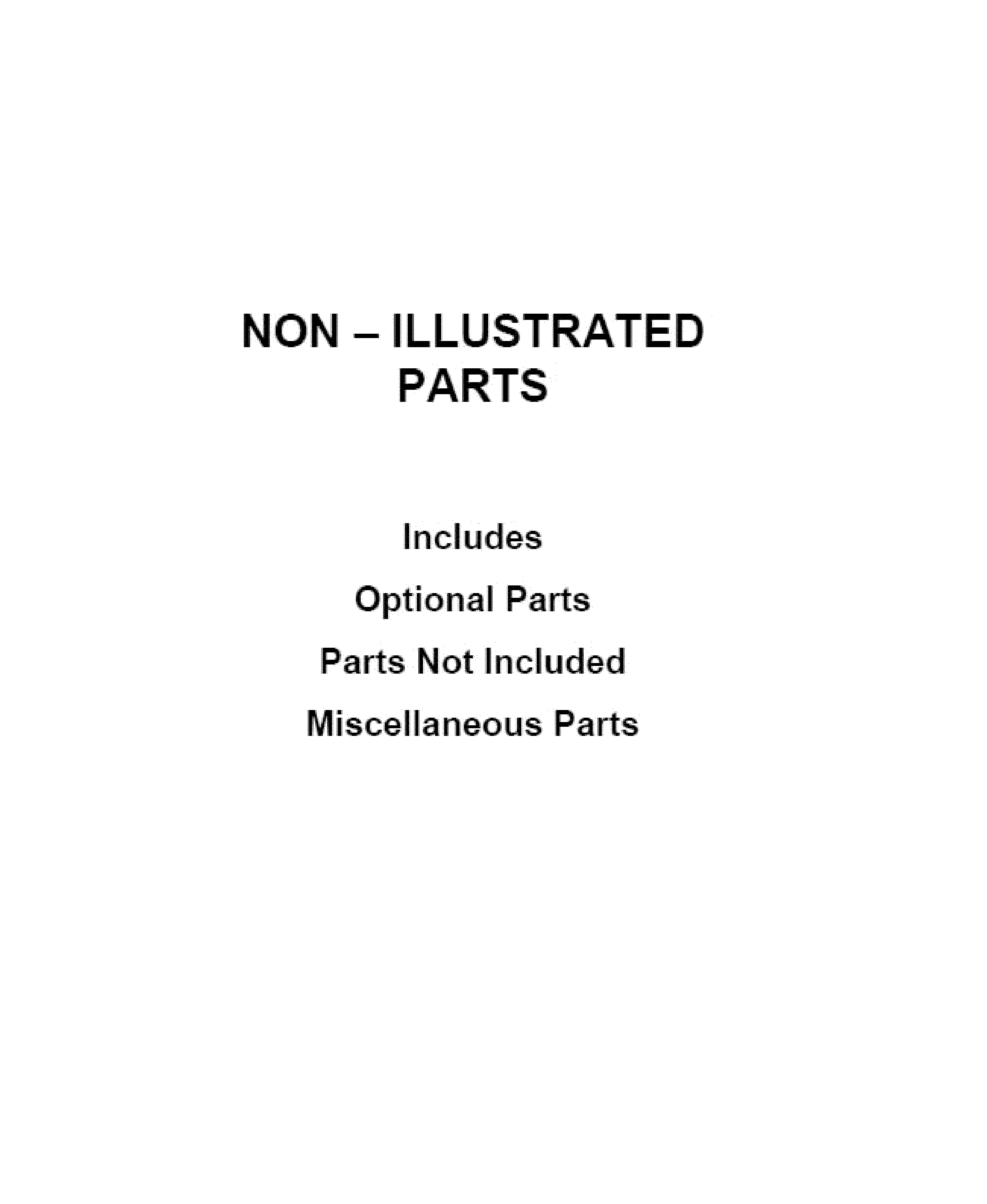 OPTIONAL PARTS