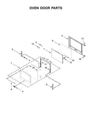 Oven door parts