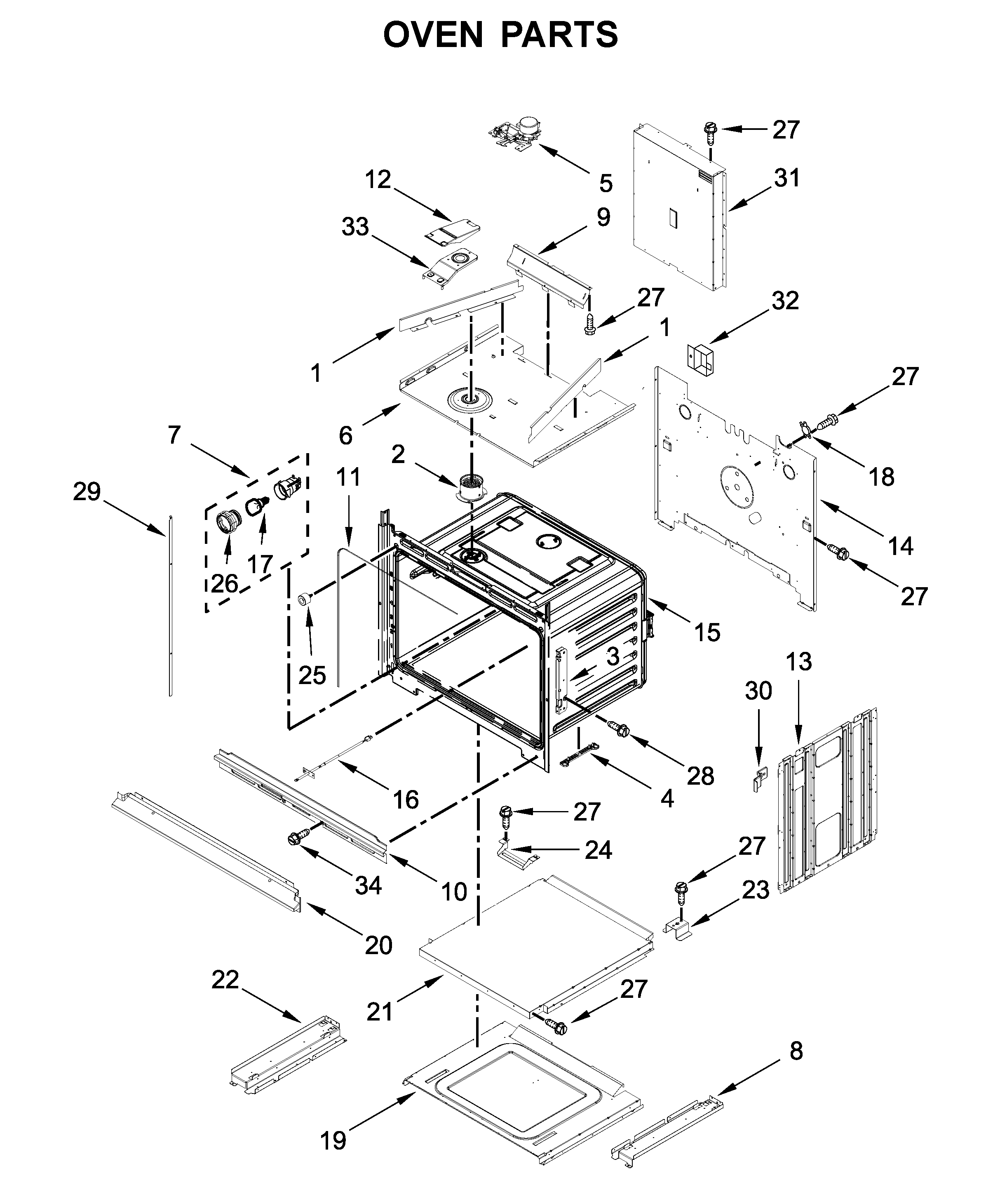 Oven parts