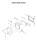 Oven door parts