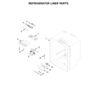 Maytag MBF1958FEZ03 refrigerator liner parts diagram