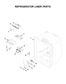 Refrigerator liner parts