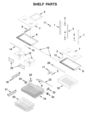 Shelf parts