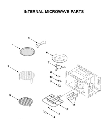 Internal microwave parts