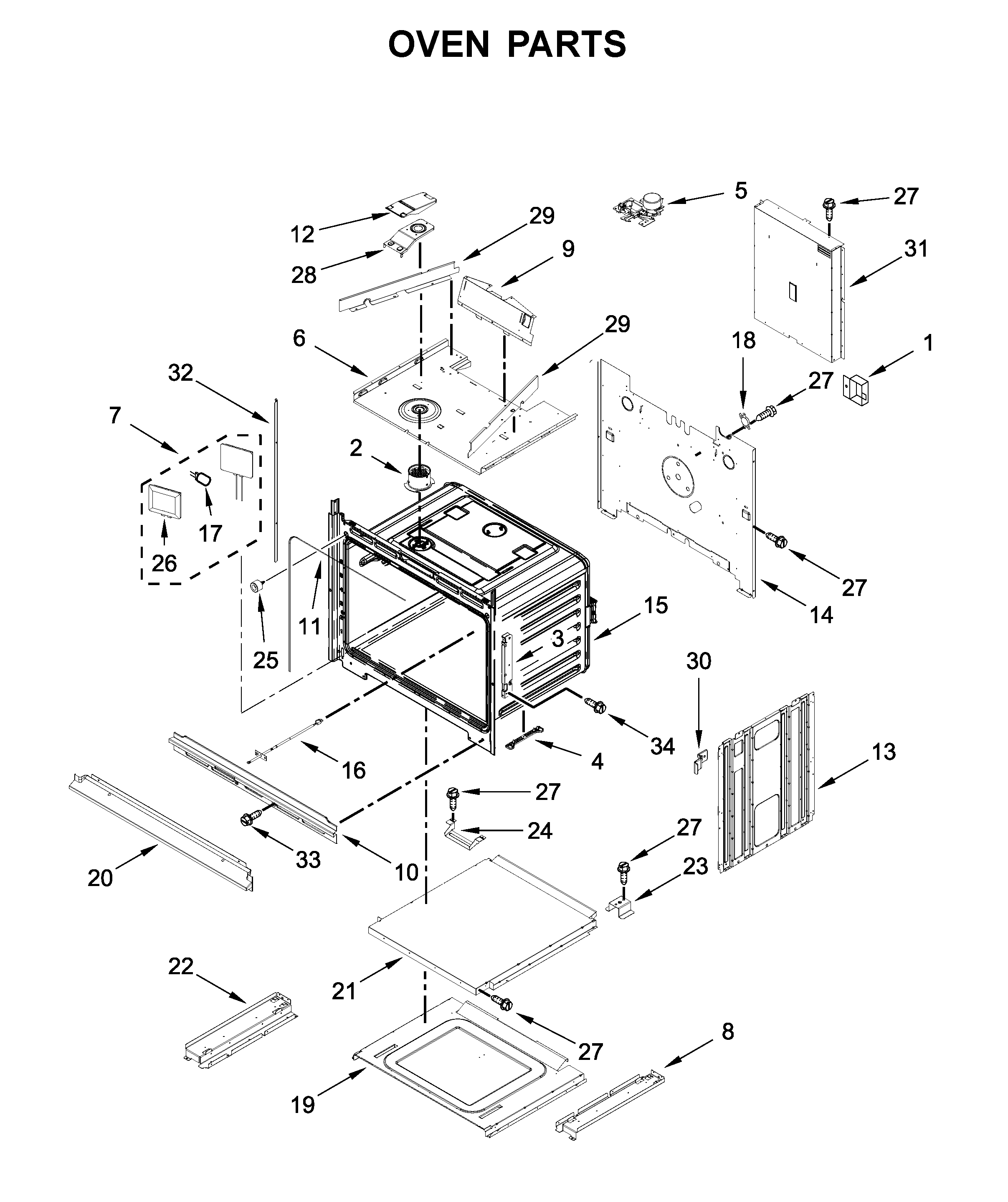 Oven parts
