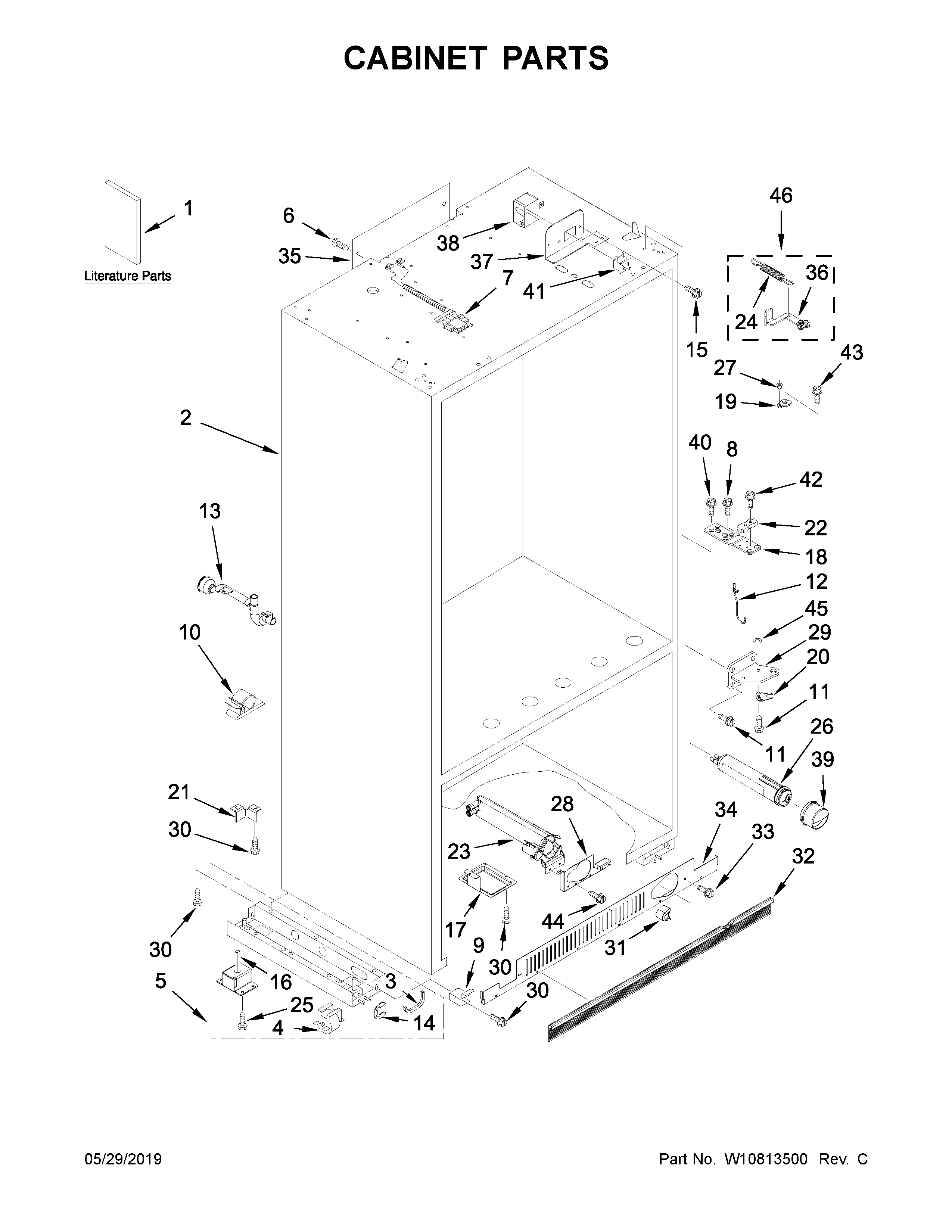 Cabinet parts