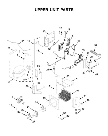 Upper unit parts