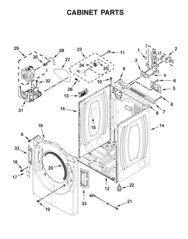 Cabinet parts
