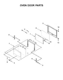 Oven door parts
