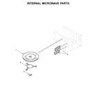 Whirlpool WOC54EC7HW02 internal microwave parts diagram