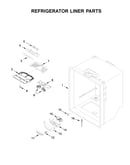 Refrigerator liner parts