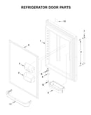 Refrigerator door parts