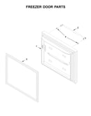 Freezer door parts