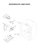 Refrigerator liner parts