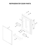 Refrigerator door parts