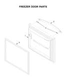Freezer door parts