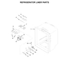 Ikea IX3HHGXSS001 refrigerator liner parts diagram