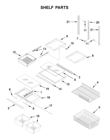 Shelf parts