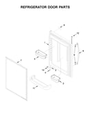 Refrigerator door parts