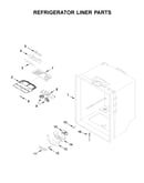 Refrigerator liner parts