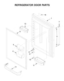 Refrigerator door parts