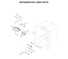 KitchenAid KRBL109ESS01 refrigerator liner parts diagram