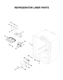 Refrigerator liner parts