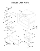 Freezer liner parts