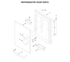 KitchenAid KRBL109ESS01 refrigerator door parts diagram