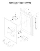 Refrigerator door parts