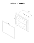 Freezer door parts