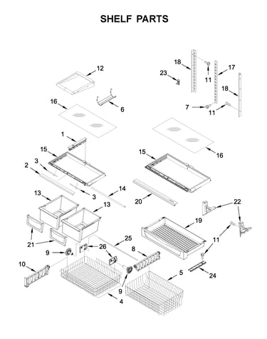 Shelf parts
