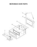Microwave door parts