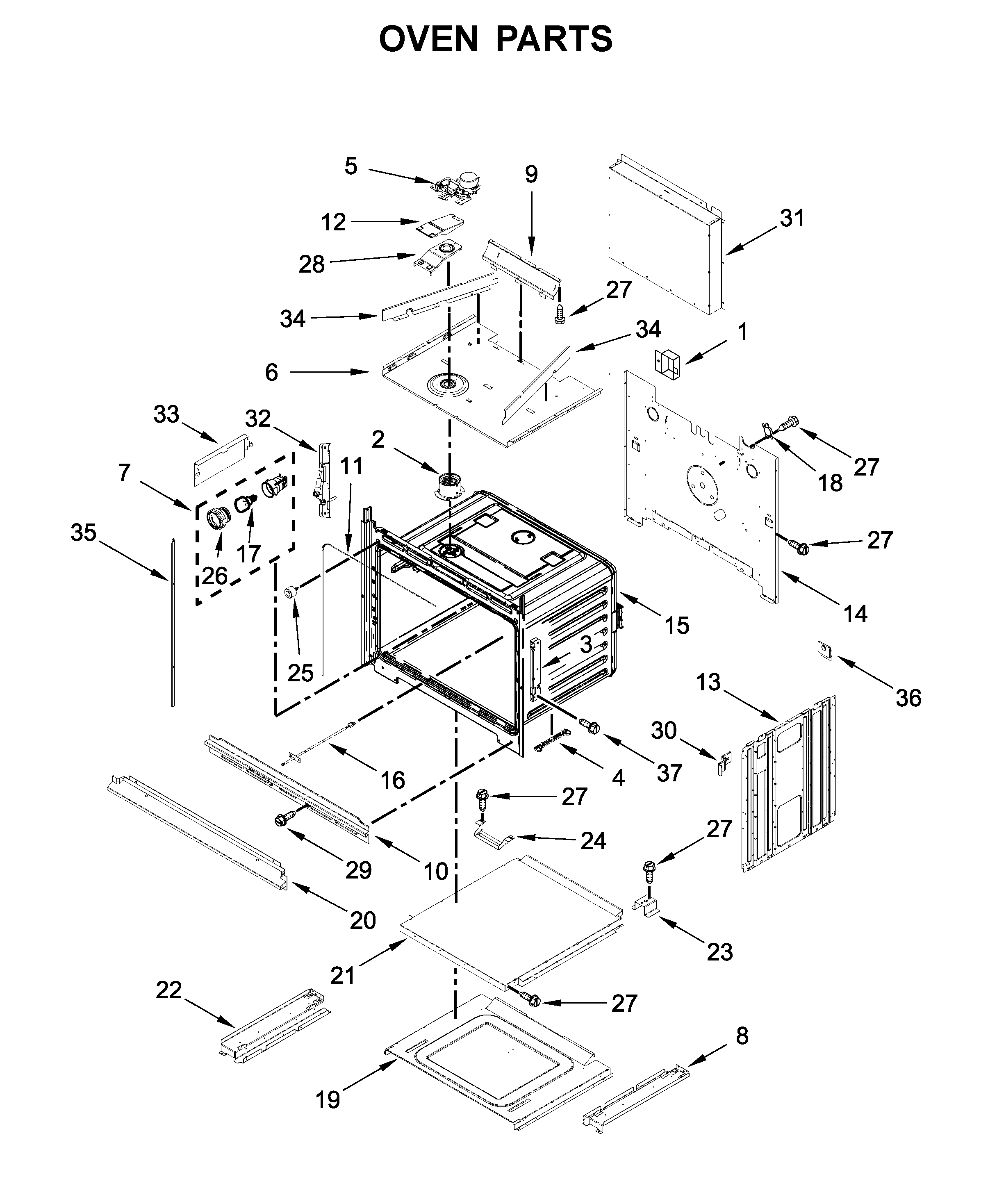 Oven parts