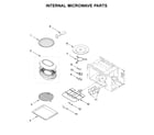 KitchenAid KMBP107EBS03 internal microwave parts diagram