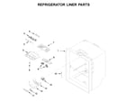 Amana ABB2224BRW01 refrigerator liner parts diagram