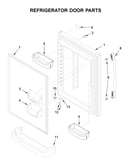 Refrigerator door parts