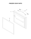Freezer door parts