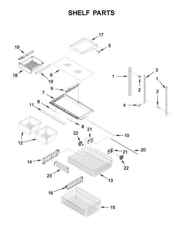 Shelf parts