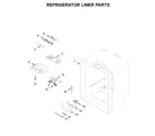 Maytag MBR1957FEZ03 refrigerator liner parts diagram