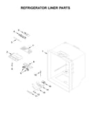 Refrigerator liner parts