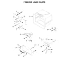 Maytag MBR1957FEZ03 freezer liner parts diagram