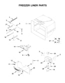 Freezer liner parts