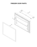 Freezer door parts