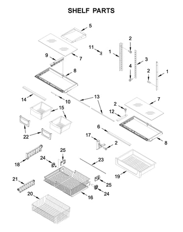 Shelf parts