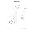 Maytag MBB1957FEW01 cabinet parts diagram